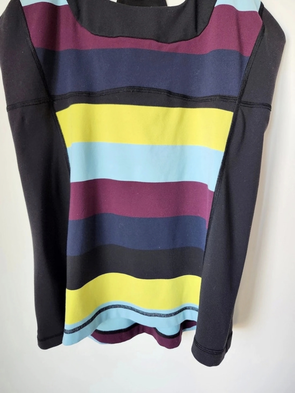Lululemon Racerback Stripped Color Block Tank Top - Picture 6 of 8